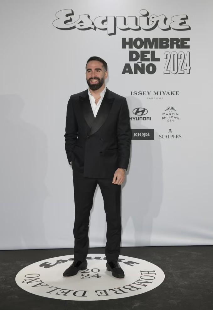 Blossom attends the Esquire Men of the Year Awards and celebrates Dani Carvajal’s triumph